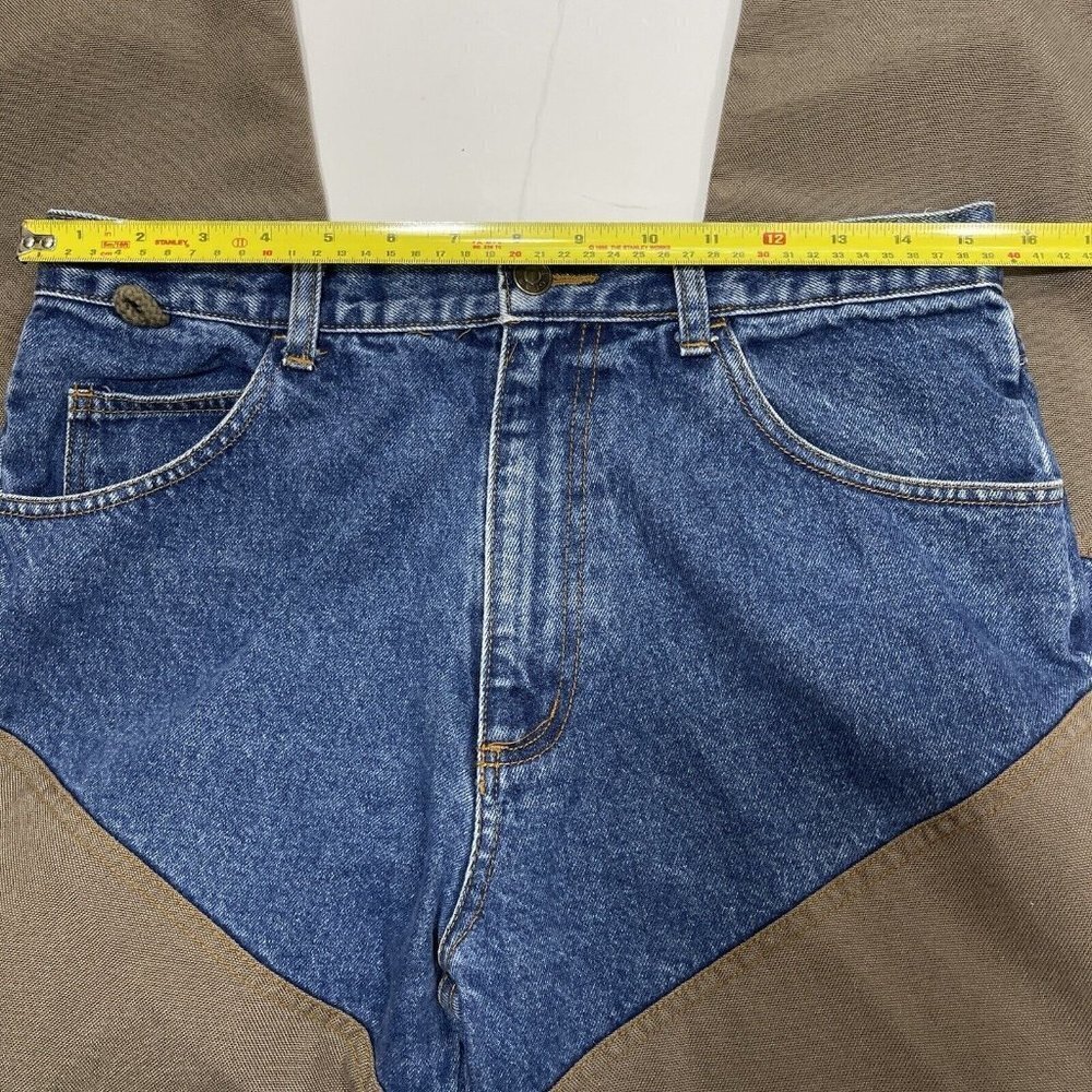 FIELD TESTED GUIDE GEAR Reinforced Field Pants Men's 32x30 Denim Khaki Canvas - Picture 10 of 13